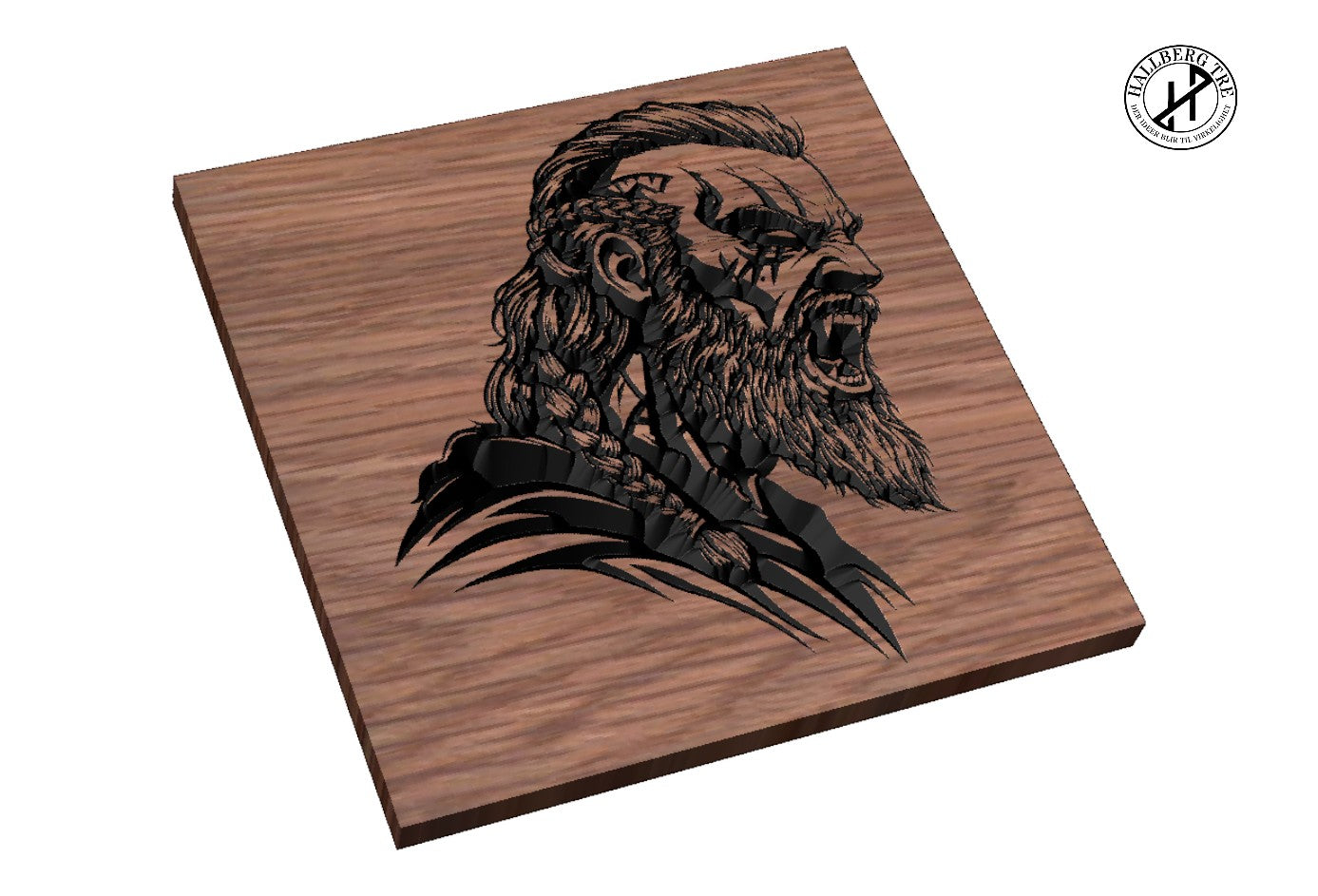Vikingskilt – Vikingfigur 1 detalj