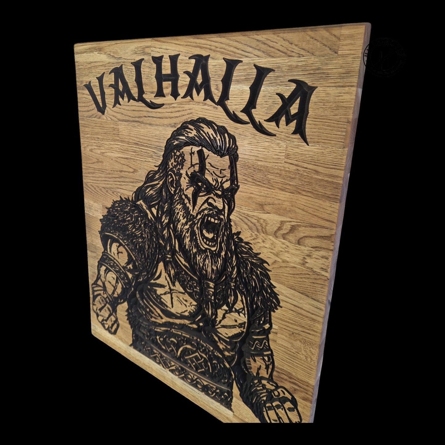Brølende viking - vinklet