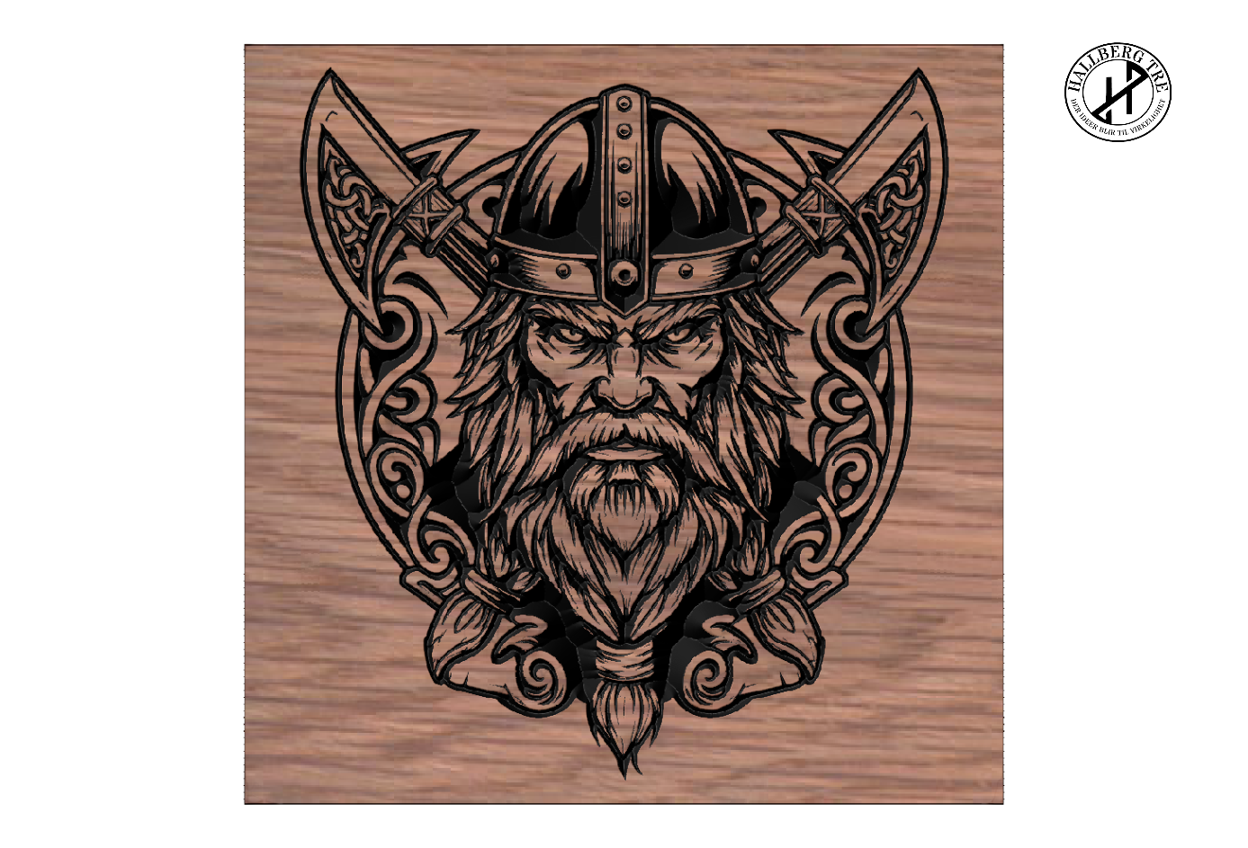 Vikingskilt – Vikingkrigerhode 72