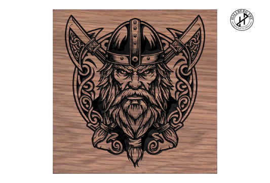 Vikingskilt – Vikingkrigerhode 72